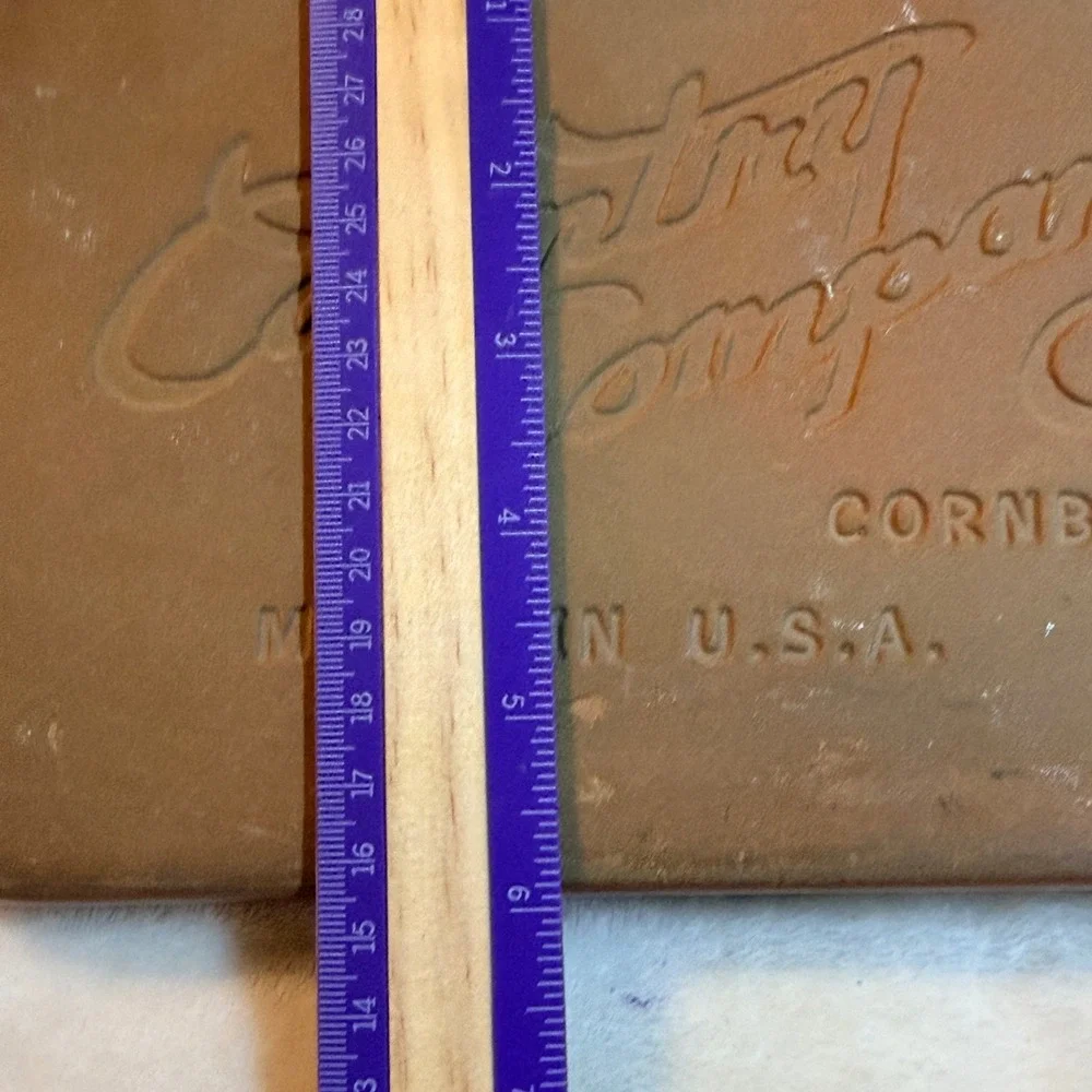 Country Company Terracotta Cornbread and Biscuit Baker Made in USA Glazed Clay